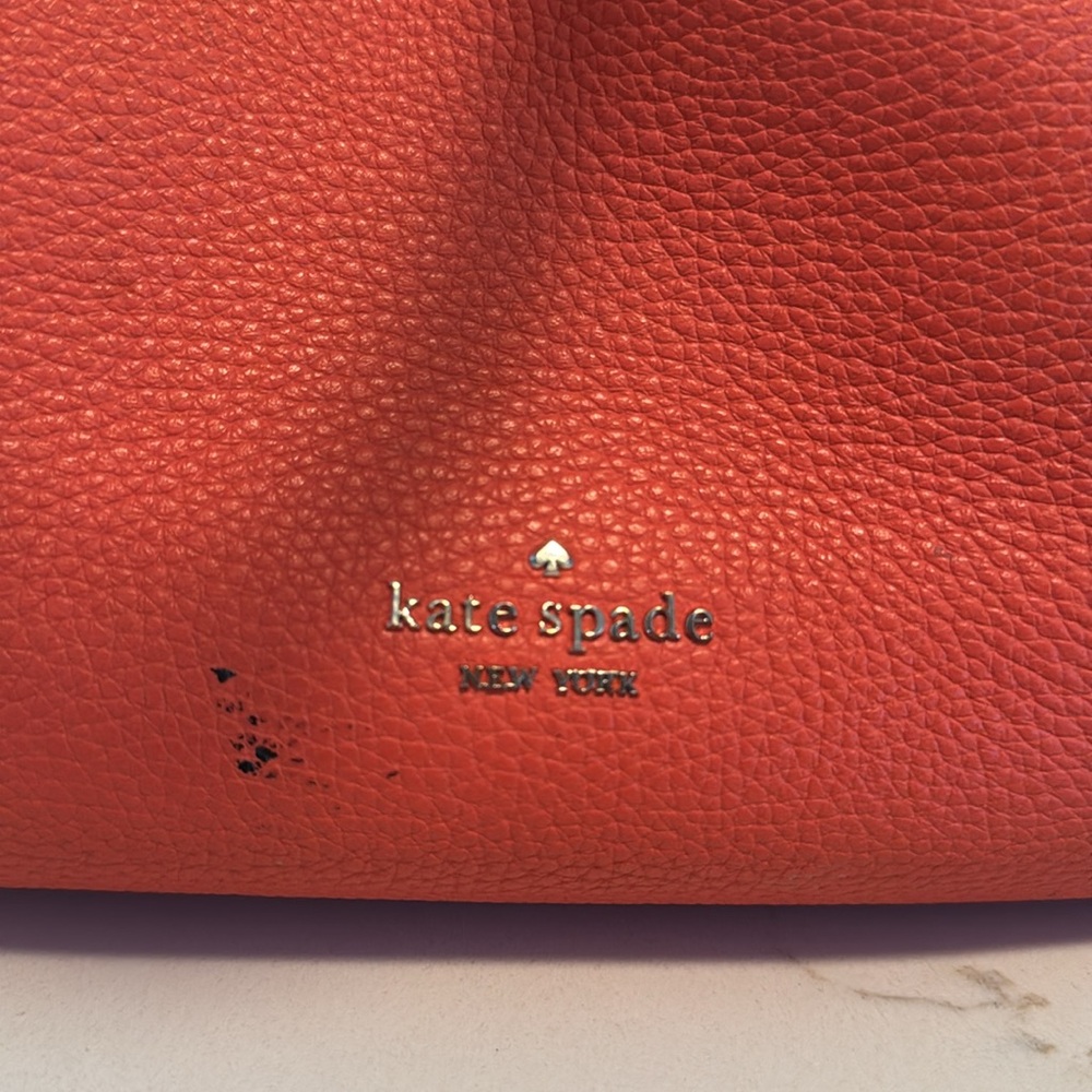 Kate Spade Set Coral Buds Handbag with Matching Wallet - Picture 2 of 6